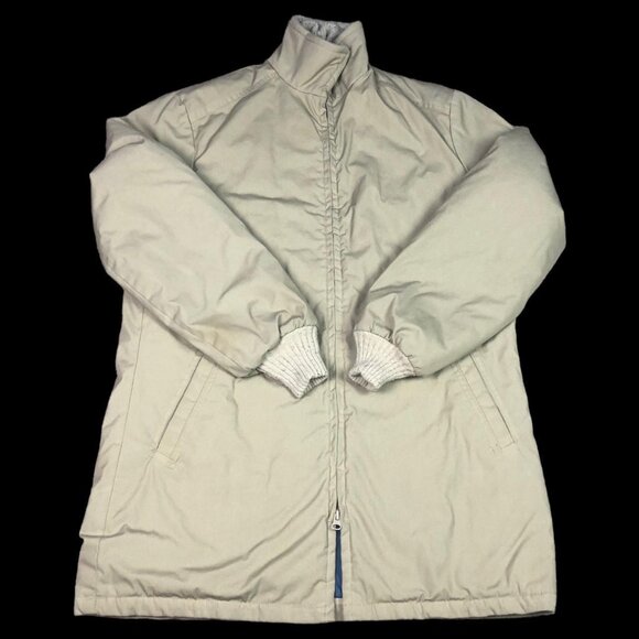 Vintage 90s Woolrich Made In USA Full Zip Jacket Women’s‎ Medium Long - Picture 1 of 4